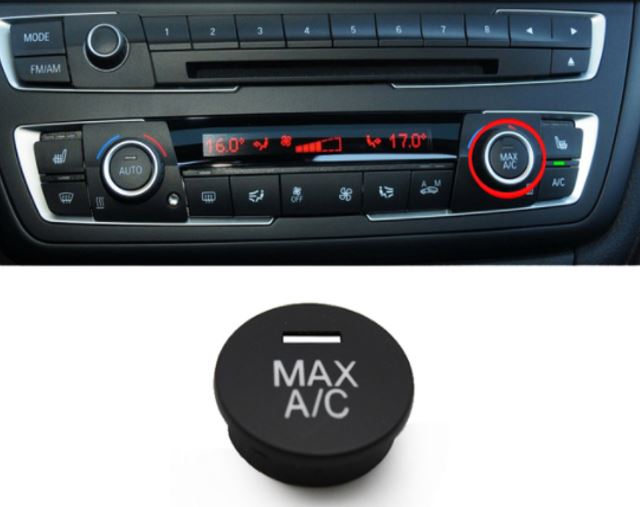 Botão MAX/AC Ar Condicionado BMW Série 1/2/3/4 F20 F22 F30 F36 – Autocubo