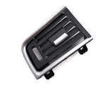 Grille De Ventilation Centrale Tableau De Bord Pour BMW Série 5 GT F07 2010-2017 - Modèle B Noir Chrome - 7
