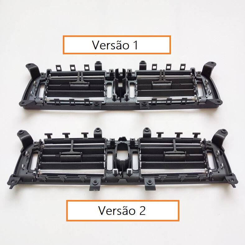 Grelha Ventilação Central Cromada BMW Série 7 F01 F02 2009 - 2016 Versão 2 - GTD Car Parts