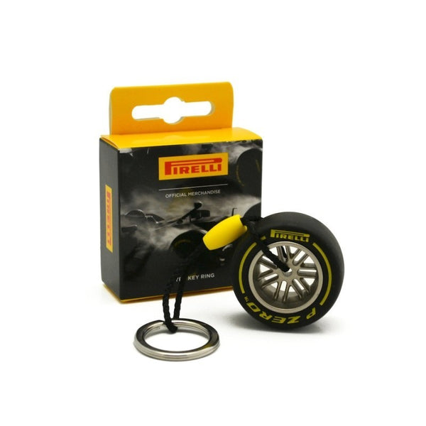 Porta-Chaves Pirelli F1 Pneu Amarelo