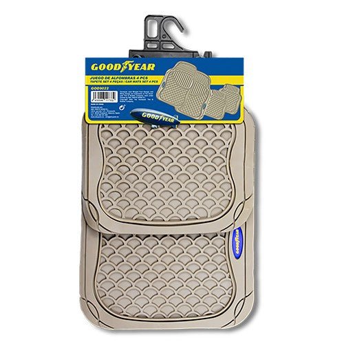 Tapetes Borracha Goodyear Beje - Goodyear