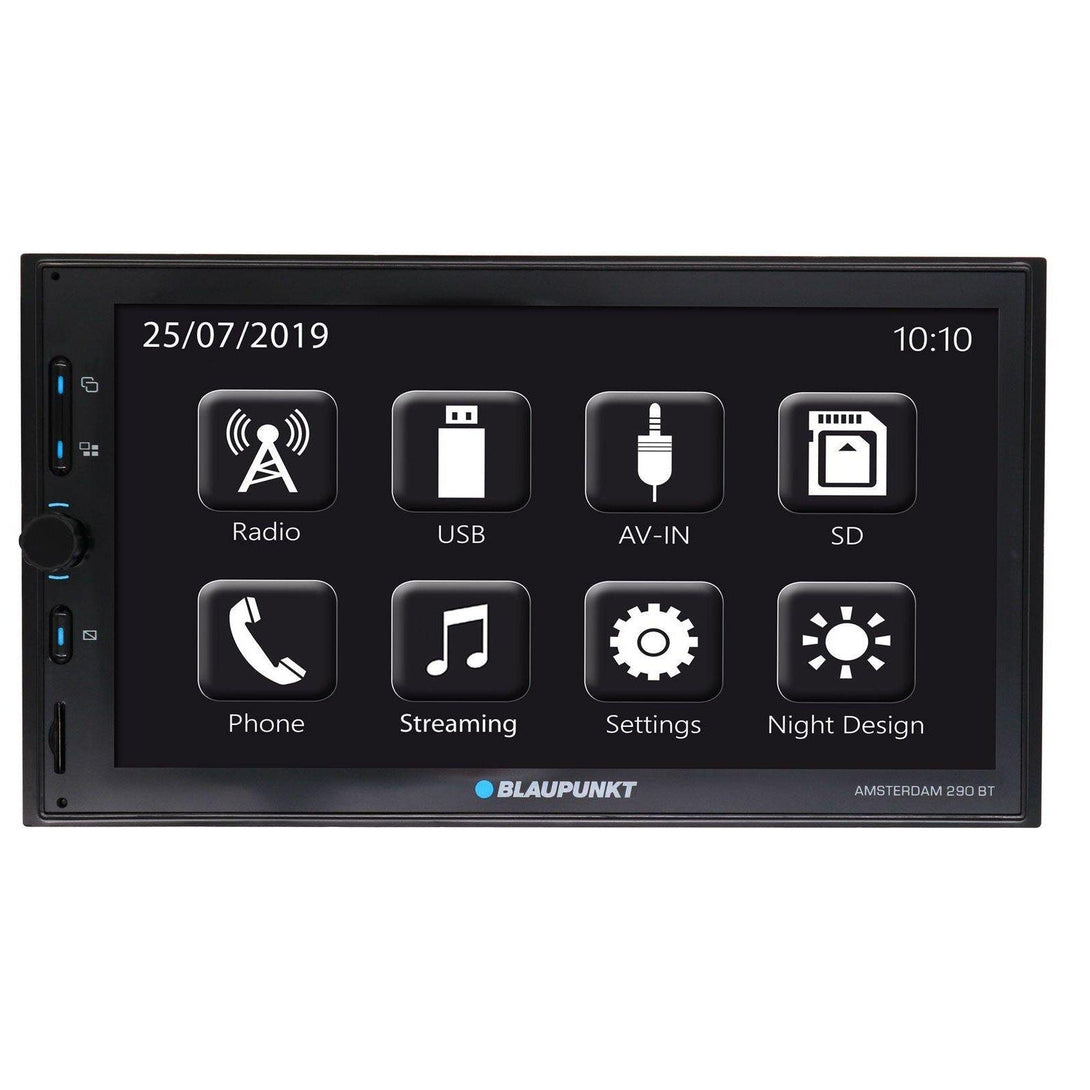 Auto Rádio Blaupunkt 2Din Amsterdam 290 BT 