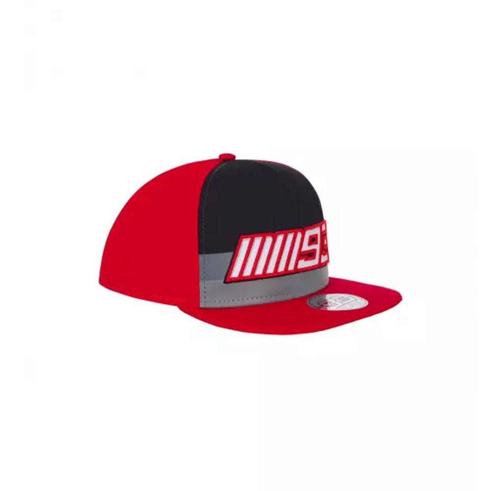 Boné Marc Marquez 93 Flatbrim Stripes Vermelho 