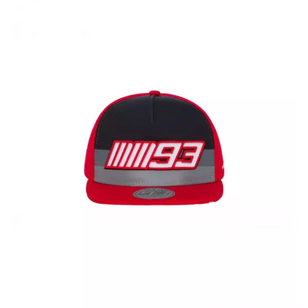 Boné Marc Marquez 93 Flatbrim Stripes Vermelho 