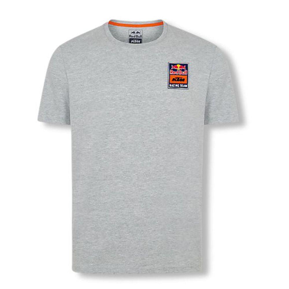 T-Shirt KTM Red Bull Patch Grey 2021 - Red Bull KTM Factory Racing