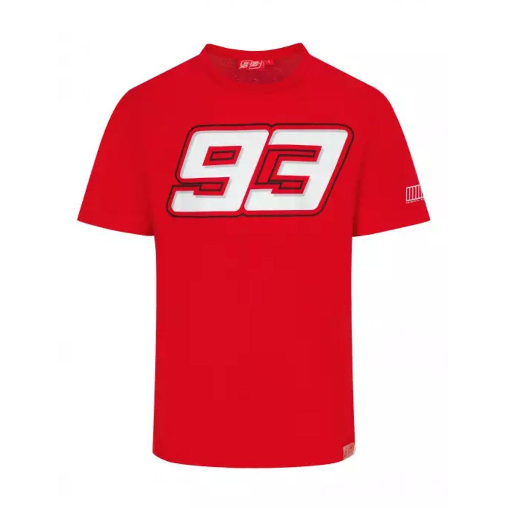 T-shirt Marc Marquez 93 Vermelha - Marc Marquez MM93