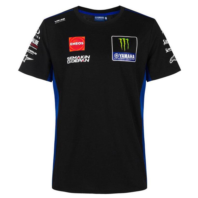 T-shirt Valentino Rossi VR46 Yamaha Black and Blue 2021 - VR46