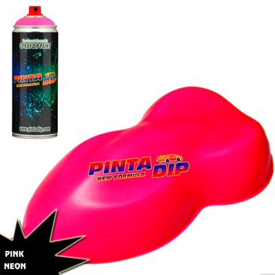 Tinta Dip Spray Rosa Fluorescente Neon - Pinta Dip